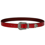 Red Western Cowgirl Belt
