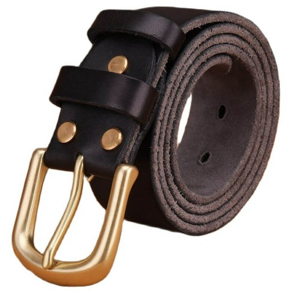 Black and Gold Western Belt