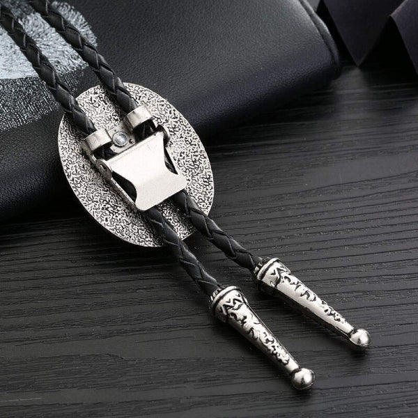 Traditional Black Bolo Tie