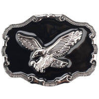 Black Cowboy Belt Buckle