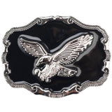 Black Cowboy Belt Buckle