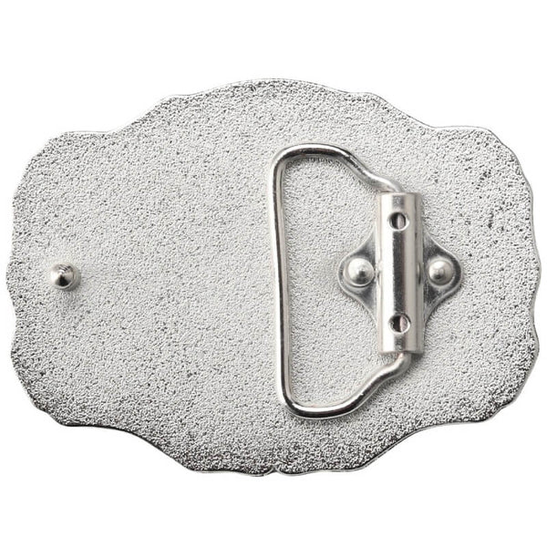 Black Cowboy Style Belt Buckle
