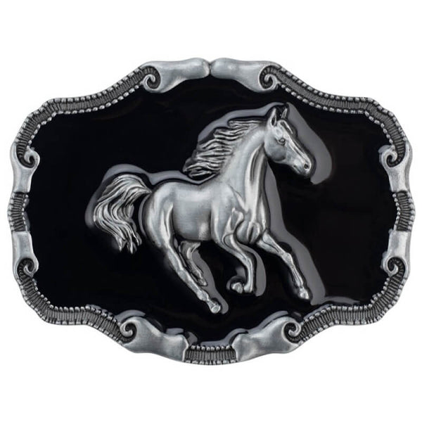 Black Western Belt Buckle