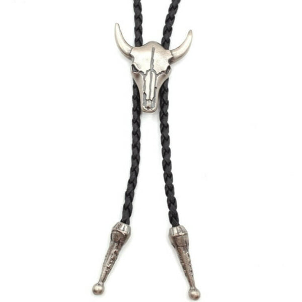 Silver Buffalo Bolo Tie
