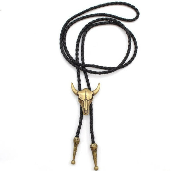 Gold Buffalo Bolo Tie