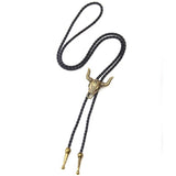 Bronze Cow Skull Bolo Tie