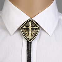Cross Bolo Tie