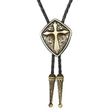 Gold Cross Bolo Tie