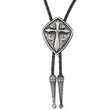 Silver Cross Bolo Tie