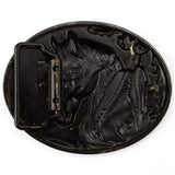 Western Horse Belt Buckle