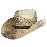 Vintage Straw Cowboy Hat