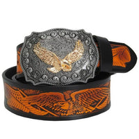 Engraved Western Belt