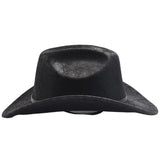 Faux Leather Cowboy Hat Western