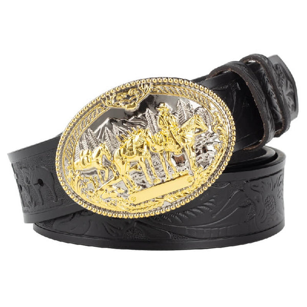 Gold Western Belt