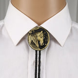Gold Horse Bolo Tie