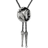 Silver Horse Bolo Tie