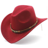 Burgundy Kids Cowboy Hat