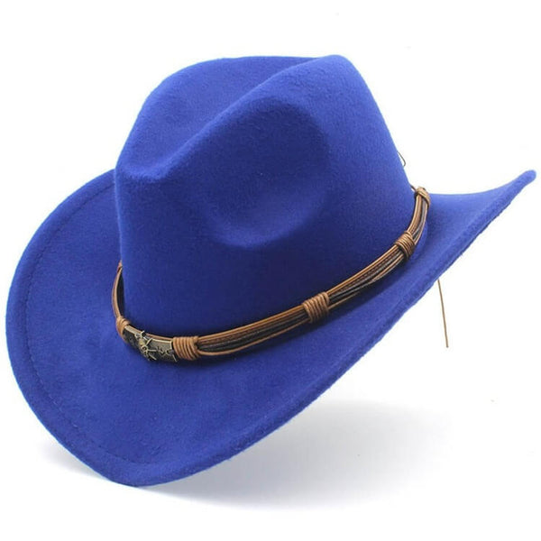 Blue Kids Cowboy Hat