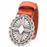 Indian Leather Cowboy Belt