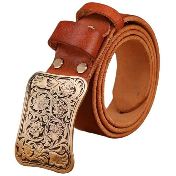 Camel Ladies Cowboy Belt