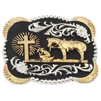 Large Western Belt Buckle