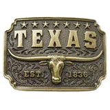 Longhorn Western Belt Buckle