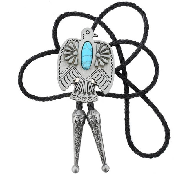 Native American Eagle Bolo Tie