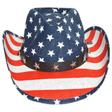 USA Flag Western Hat