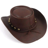 Leather Australian Cowboy Hat