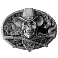 Cowboy Skull Belt Buckle