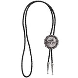Silver Longhorn Bolo Tie
