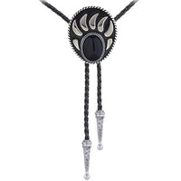 Black Bear Claw Bolo Tie