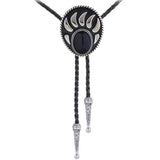 Black Bear Claw Bolo Tie
