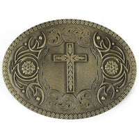 Christian Cowboy Belt Buckle