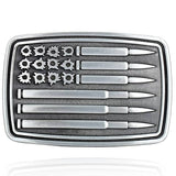 Silver Bullet Belt Buckle