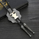 Stone Bolo Tie with Clasp