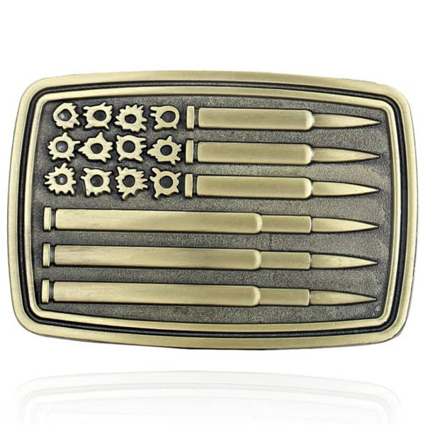 Gold Bullet Belt Buckle
