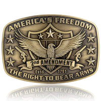 2nd Amendment Belt Buckle