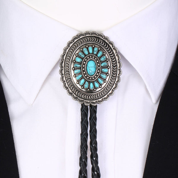 Retro Turquoise Cowboy Tie