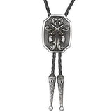 Silver Western Cowboy Bolo Tie