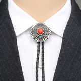 Red Vintage Bolo Tie