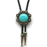 Vintage Turquoise Cowboy Bolo Tie
