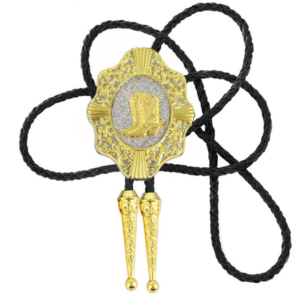 Cowboy Boots Bolo Tie