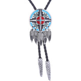 Blue Vintage Native American Bolo Tie