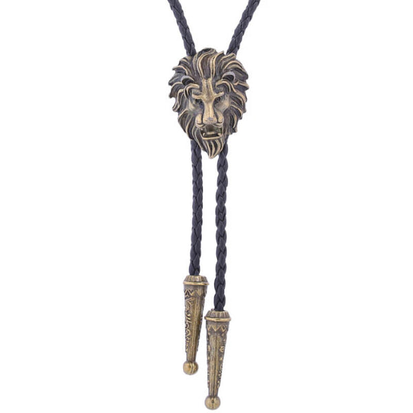 Vintage Style Lion Bolo Tie