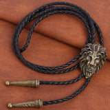 Vintage Gold Lion Bolo Tie