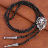 Lion Cowboy Bolo Tie
