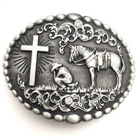 Praying Cowboy Belt Buckle