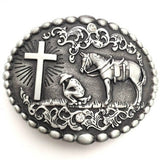 Praying Cowboy Belt Buckle