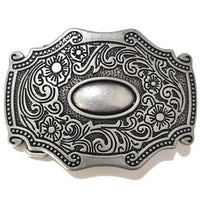 Silver Western Belt Buckle